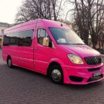 Pink party bus